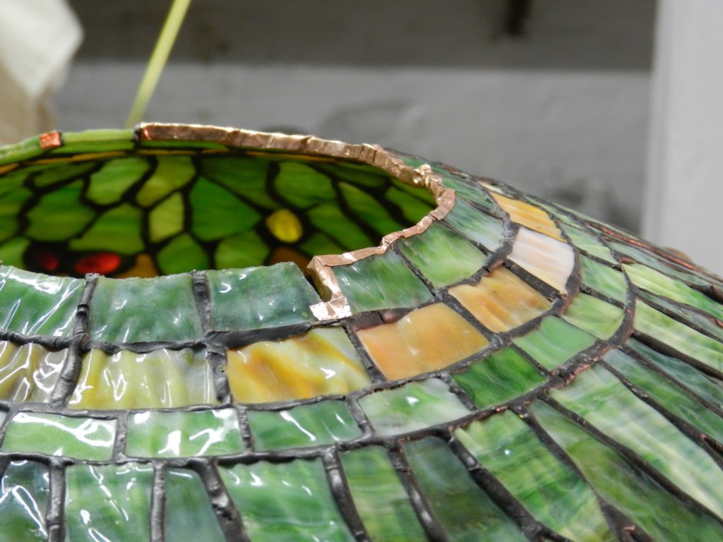 Herstellen Tiffany lamp